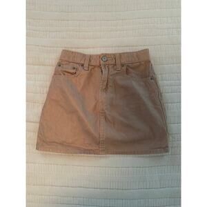 Gap Kids 10 Metallic Denim Skirt